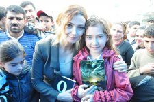 В Товузе прошла книжная акция для детей, посвященная Евроиграм (ФОТО)