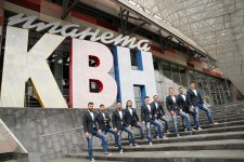 Двойник Майкла Джексона выводит "Сборную Баку" в полуфинал Премьер-лиги КВН (ФОТО)