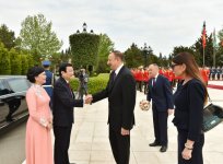 В Баку состоялась церемония официальной встречи Президента Вьетнама (ФОТО)