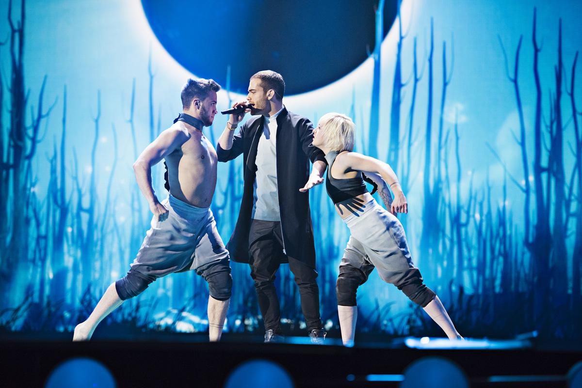 Это невероятно вдохновляет: Эльнур Гусейнов на сцене "Евровидения" (ФОТО)