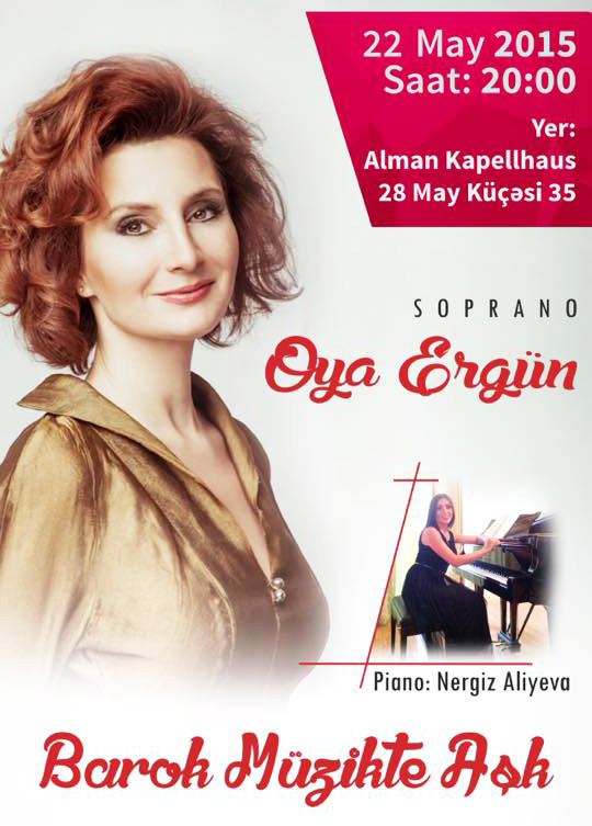 В Баку пройдет концерт Ойи Эргюн "Barok Müzikte Aşk"