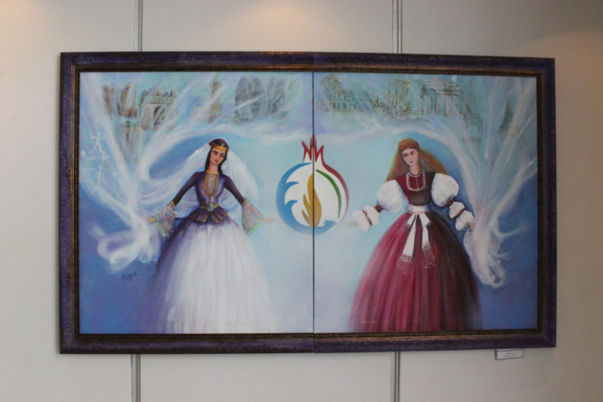 Красочные картины, посвященные первым Европейским играм в Баку (ФОТО)