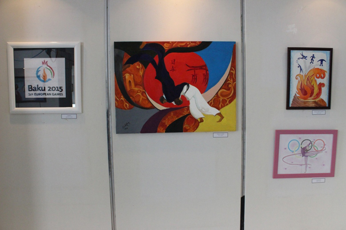 Красочные картины, посвященные первым Европейским играм в Баку (ФОТО)