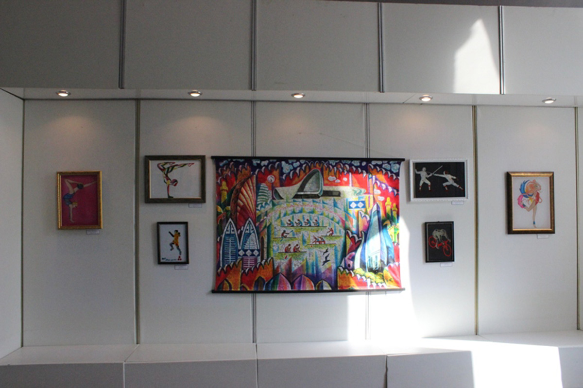 Красочные картины, посвященные первым Европейским играм в Баку (ФОТО)