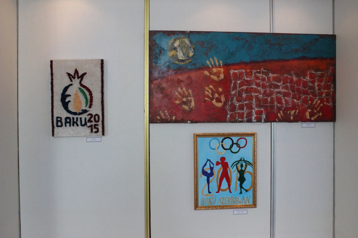 Красочные картины, посвященные первым Европейским играм в Баку (ФОТО)