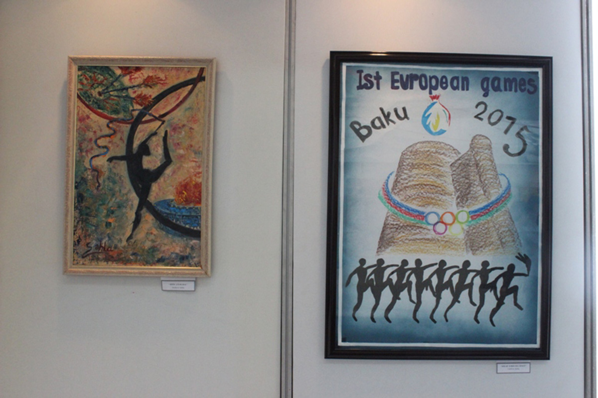 Красочные картины, посвященные первым Европейским играм в Баку (ФОТО)