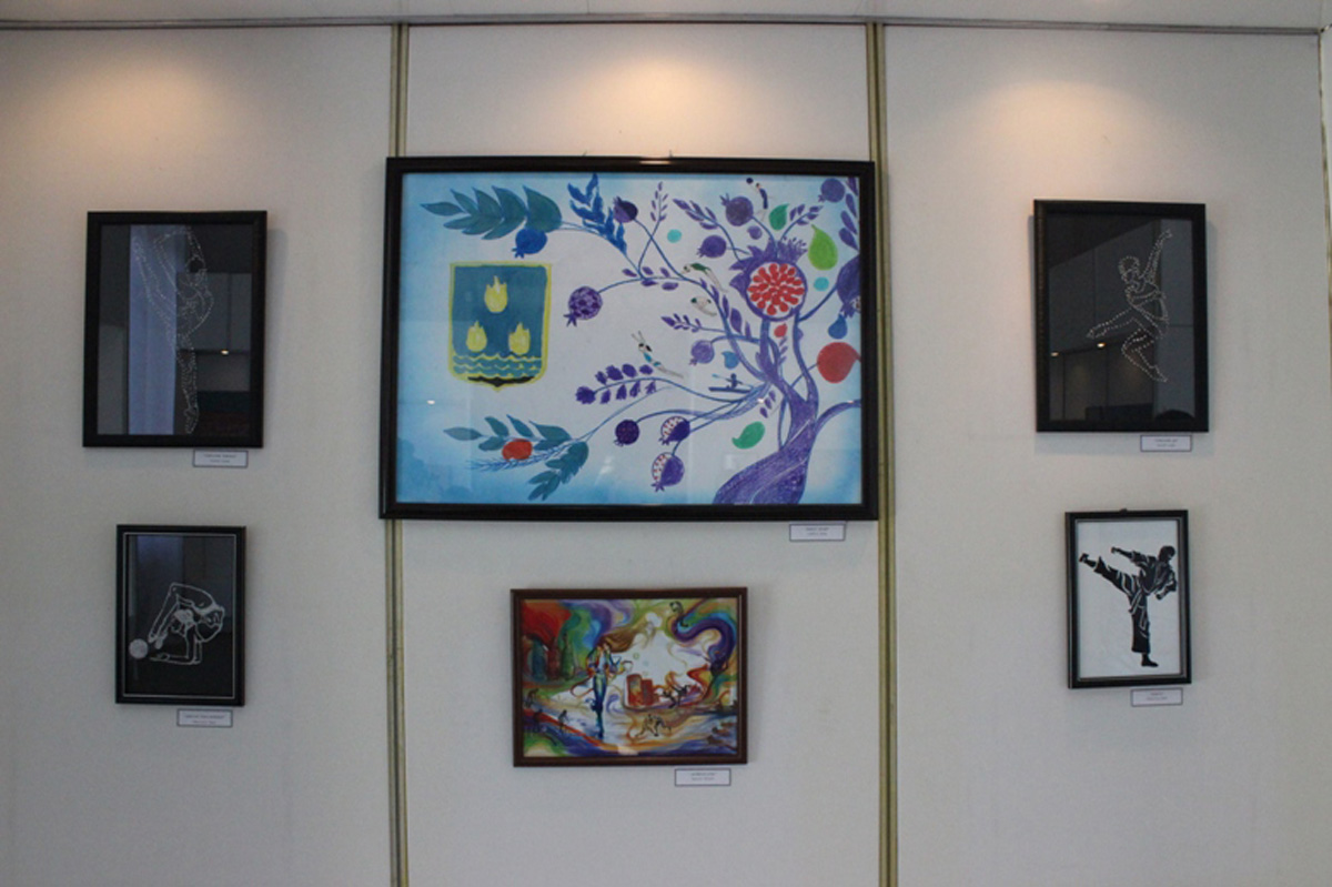 Красочные картины, посвященные первым Европейским играм в Баку (ФОТО)