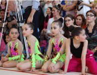 В Баку прошли фестивальные соревнования по художественной гимнастике (ФОТО)
