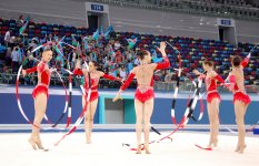 В преддверии Евроигр в Баку прошли проверочные тренировки гимнастов (ФОТО)