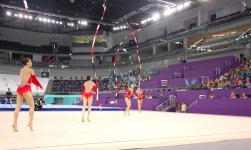 В преддверии Евроигр в Баку прошли проверочные тренировки гимнастов (ФОТО)