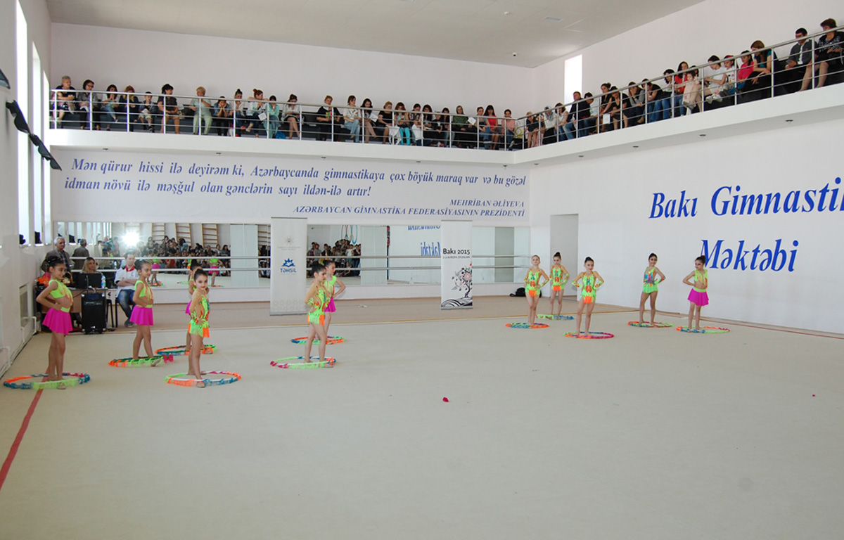В Баку прошли фестивальные соревнования по художественной гимнастике (ФОТО)