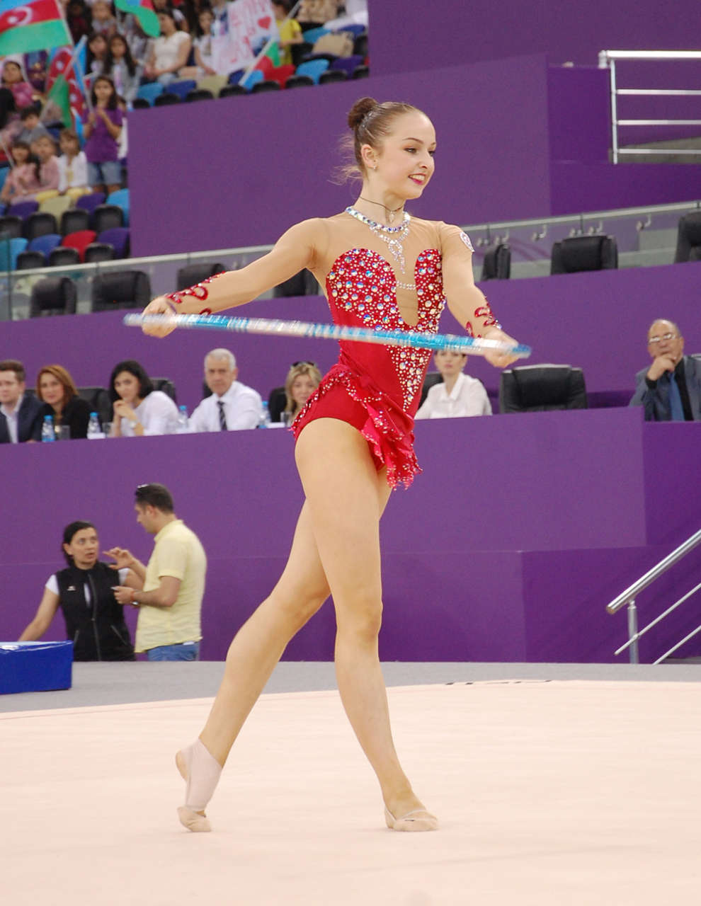 В преддверии Евроигр в Баку прошли проверочные тренировки гимнастов (ФОТО)