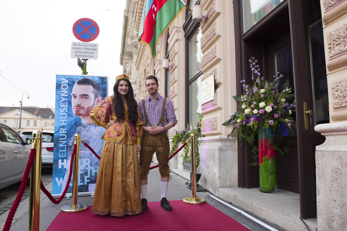 В Вене прошел День Азербайджана, посвященный Евровидению и Евроиграм (ФОТО)