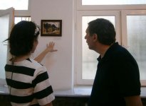 В Баку показали картины, нарисованные сразу двумя художниками - арт-проект "Диалог" (ФОТО)