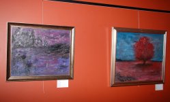 В Баку открылась выставка Марьям Гасановой "Хары бюльбюль – цветок мира и любви" (ФОТО)