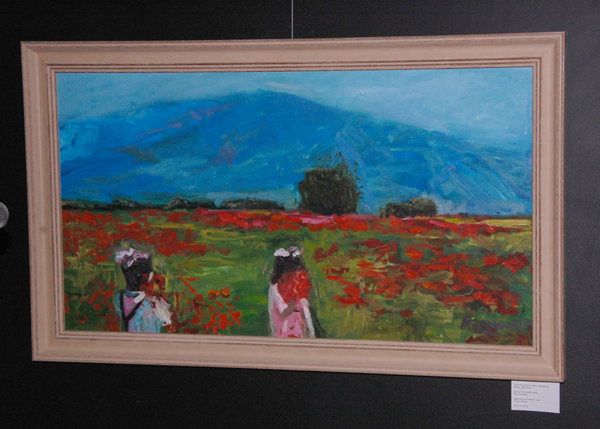 В Баку открылась выставка Марьям Гасановой "Хары бюльбюль – цветок мира и любви" (ФОТО)