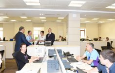 Президент Азербайджана и его супруга ознакомились с головным офисом  Операционного комитета первых Евроигр (ФОТО)