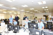 Президент Азербайджана и его супруга ознакомились с головным офисом  Операционного комитета первых Евроигр (ФОТО)