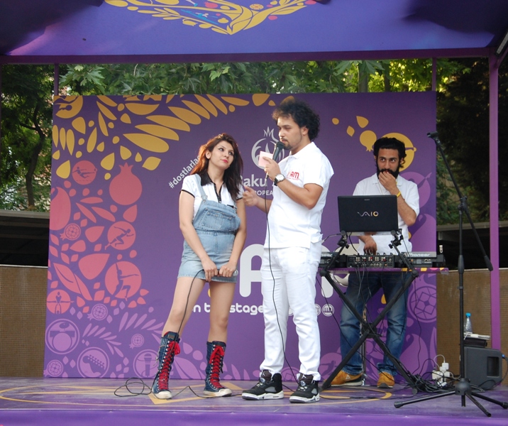 В Баку в преддверии первых Евроигр организована народная сцена İFAM (ФОТО)