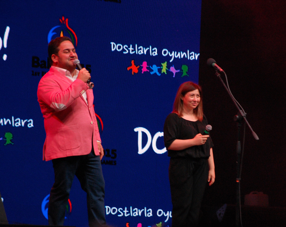 В Баку прошел звездный вечер «С друзьями на Игры», посвященный первым Европейским играм (ФОТО)