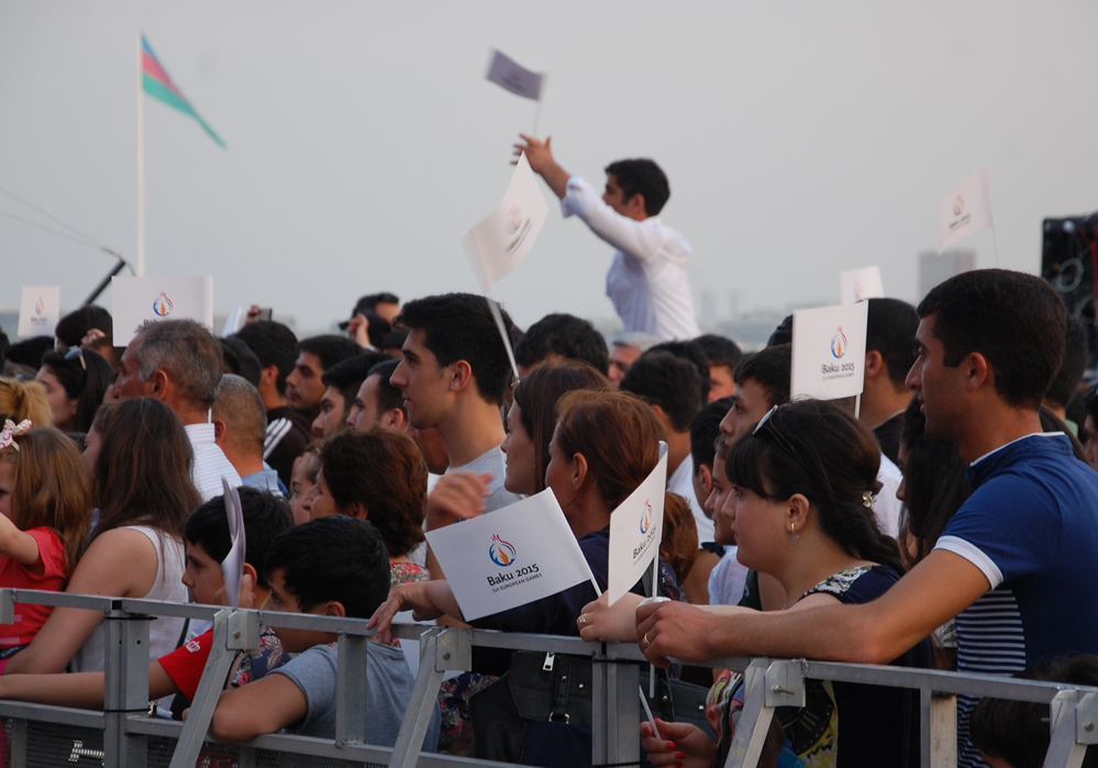 В Баку прошел звездный вечер «С друзьями на Игры», посвященный первым Европейским играм (ФОТО)