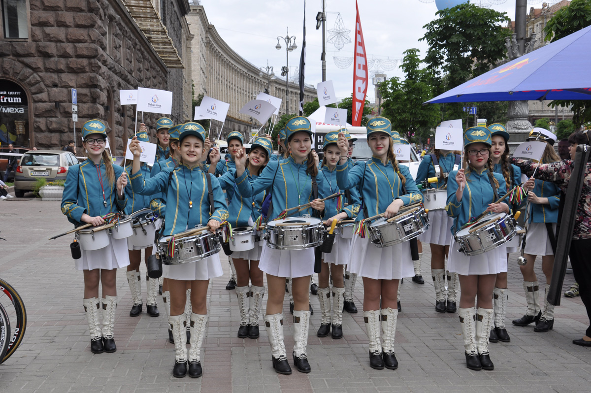 В Киеве состоялось праздничное шествие, посвященное Евроиграм (ФОТО)