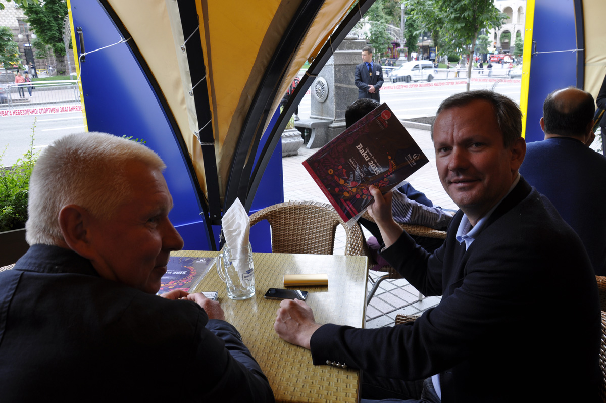 В Киеве состоялось праздничное шествие, посвященное Евроиграм (ФОТО)