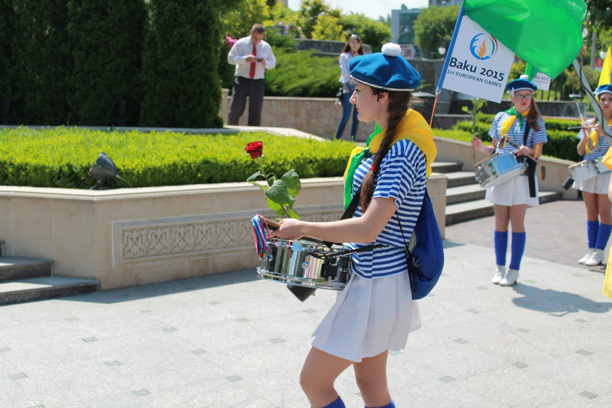 В Киеве состоялось праздничное шествие, посвященное Евроиграм (ФОТО)