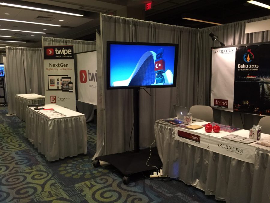 АМИ Trend и газета AZERNEWS  на престижнейшем мировом медиа форуме в Вашингтоне – (ФОТО) (ВИДЕО)