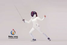 Модель из Турции представила проект "Фехтовальщица", посвященный Евроиграм (ФОТО)