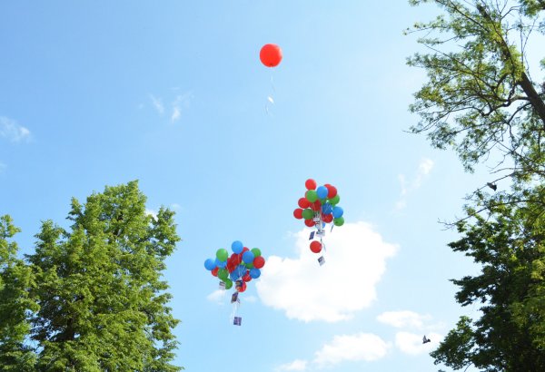 В Трускавце прошла праздничная акция,  посвященная Евроиграм 2015 года в Баку (ФОТО)