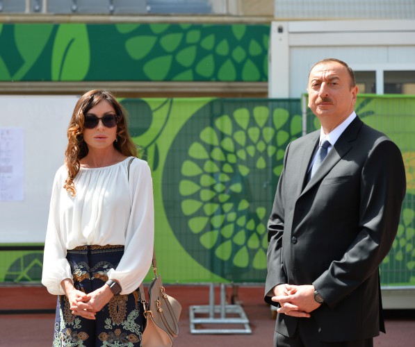 Президент Азербайджана и его супруга ознакомились с условиями, созданными на Республиканском стадионе имени Тофика Бахрамова (ФОТО)