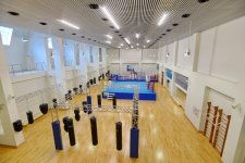 Президент Азербайджана и его супруга приняли участие в открытии административного здания Федерации бокса и «Qafqaz Baku Sport Hotel» (ФОТО)