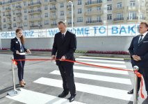 Президент Азербайджана и его супруга приняли участие в открытии административного здания Федерации бокса и «Qafqaz Baku Sport Hotel» (ФОТО)