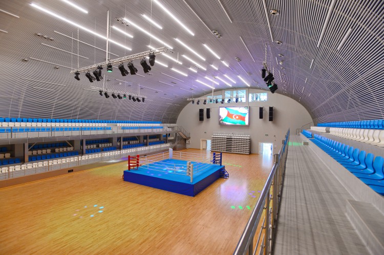 Президент Азербайджана и его супруга приняли участие в открытии административного здания Федерации бокса и «Qafqaz Baku Sport Hotel» (ФОТО)