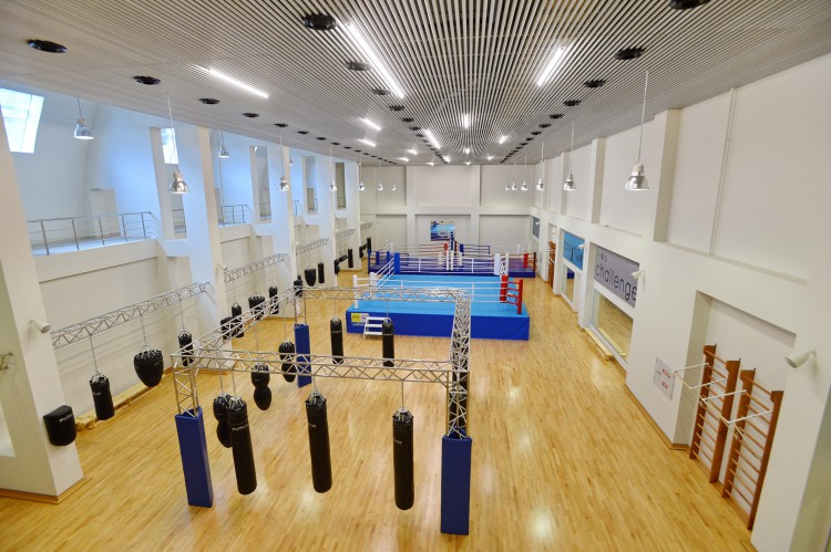 Президент Азербайджана и его супруга приняли участие в открытии административного здания Федерации бокса и «Qafqaz Baku Sport Hotel» (ФОТО)