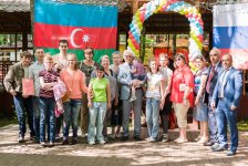 Российские дети-инвалиды нарисовали картины, посвященные Азербайджану и Евроиграм (ФОТО)