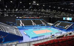 Ильхам Алиев и его супруга ознакомились с условиями, созданными в Baku Crystal Hall для проведения соревнований Евроигр (ФОТО)