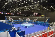 Ильхам Алиев и его супруга ознакомились с условиями, созданными в Baku Crystal Hall для проведения соревнований Евроигр (ФОТО)