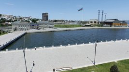 Президент Азербайджана и его супруга приняли участие в открытии Баиловского бульвара (ФОТО)