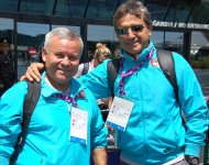 Первая группа турецких спортсменов прибыла в Баку на Евроигры (ФОТО)