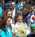 Первая группа турецких спортсменов прибыла в Баку на Евроигры (ФОТО)