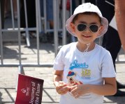 Факел первых Евроигр в Ичеришехер (ФОТО)