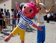 Факел первых Евроигр в Ичеришехер (ФОТО)