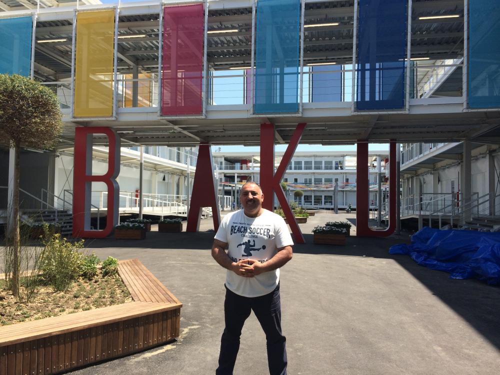 Превратим золотой песок Абшерона в золотые медали – Бахрам зовет на Евроигры (ФОТО)