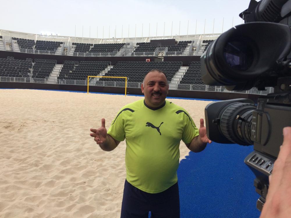 Превратим золотой песок Абшерона в золотые медали – Бахрам зовет на Евроигры (ФОТО)