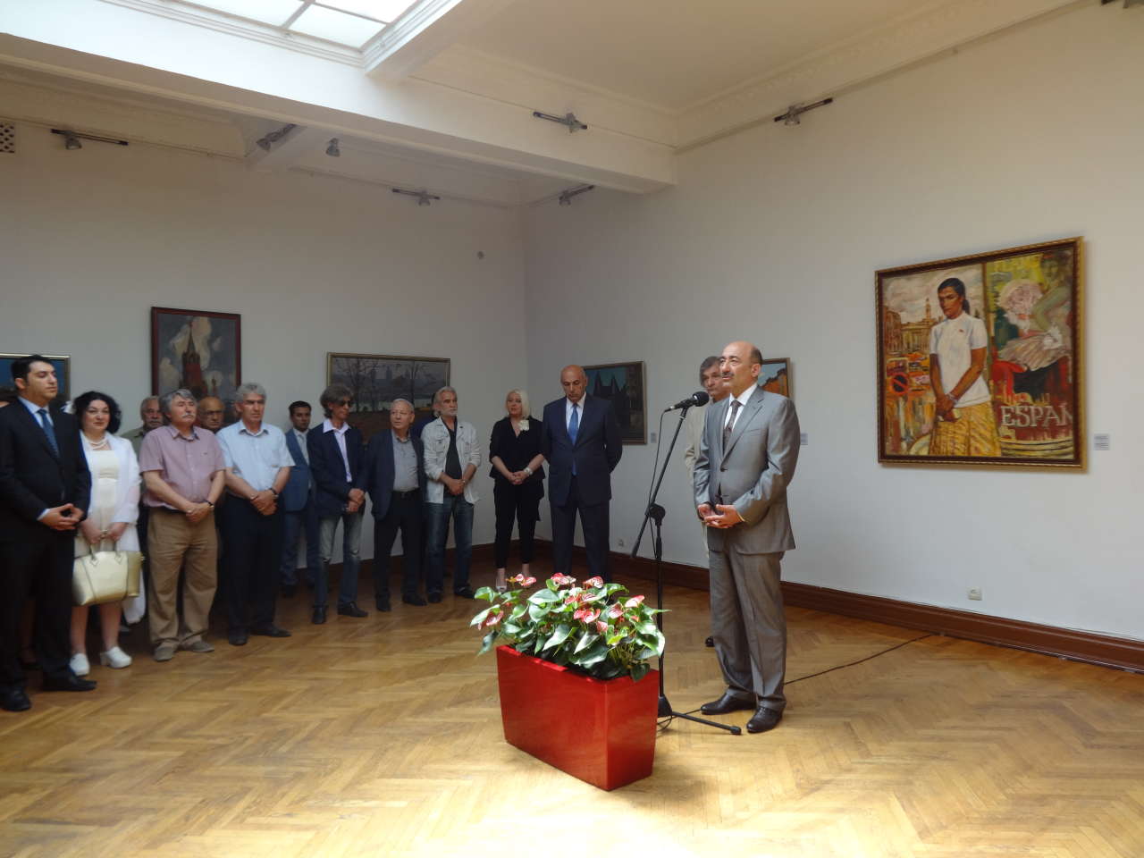 "Мысли о Европе": в Баку открылась выставка, посвященная Евроиграм (ФОТО)