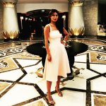 Российская телеведущая Марина Ким приехала на Евроигры в Баку (ФОТО)