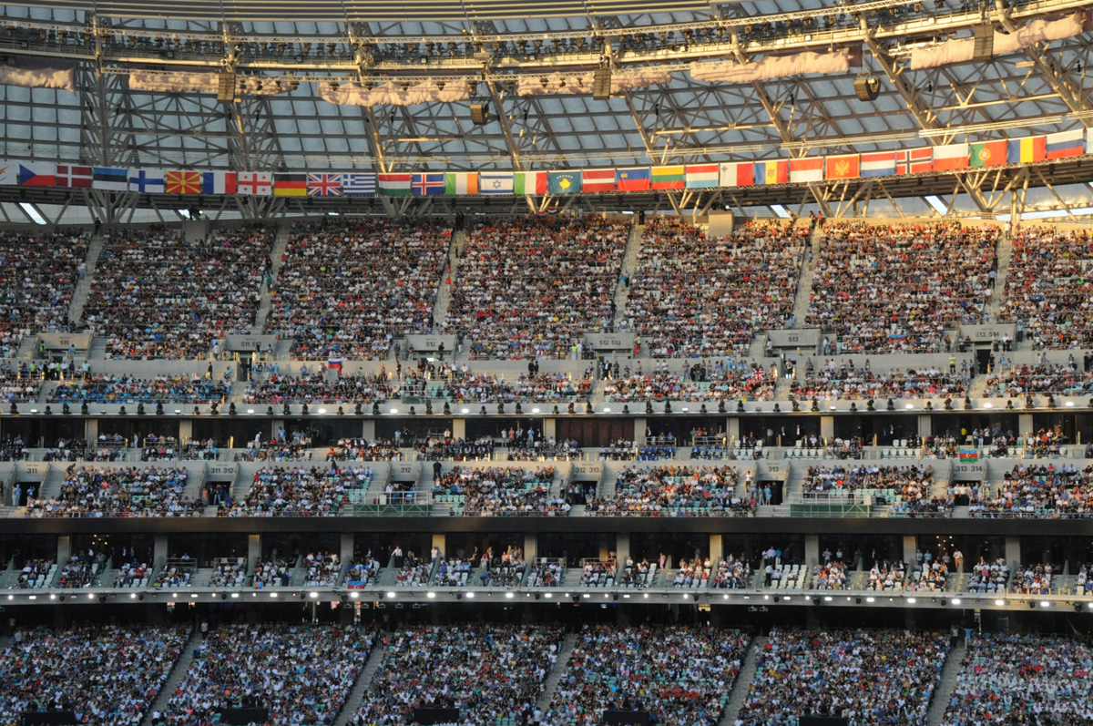 Официальная церемония открытия первых Европейских игр в Баку (ВИДЕО) (ФОТО)