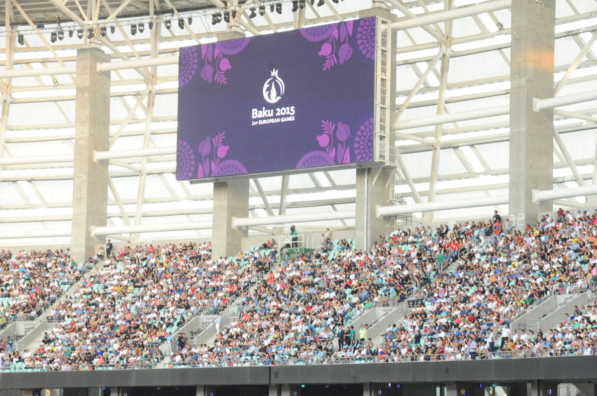 Официальная церемония открытия первых Европейских игр в Баку (ВИДЕО) (ФОТО)